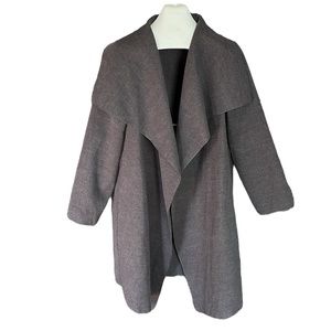 Boohoo waterfall open front jacket